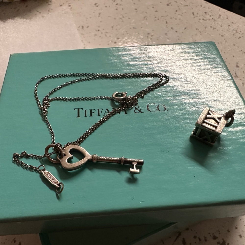 Tiffany & Co key necklace